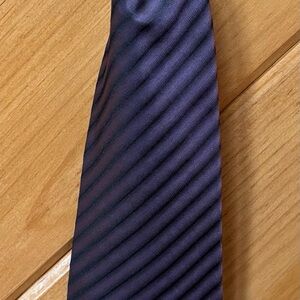 Van Heusen Dark Purple Striped Tie
